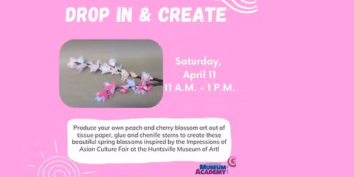 Drop-In & CREATE: Peach Blossoms