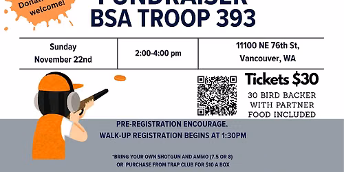 Troop 393 Trap Shooting FUNdraiser