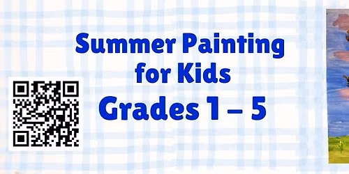 Painting for Kids in Gr 1-5 Summer Trees