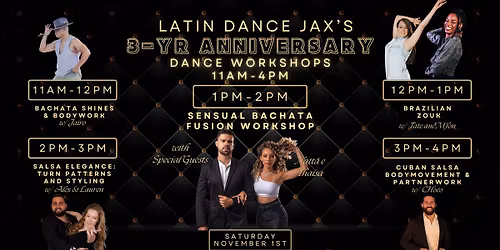 LDJ Daytime Workshops - LDJ 3 Year Anniversary