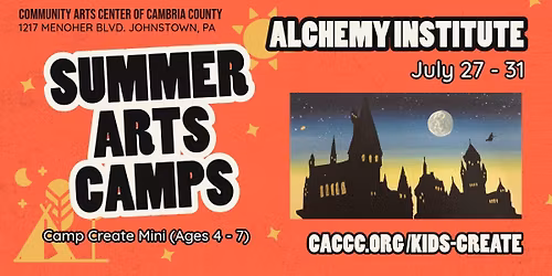 Alchemy Institute (Camp Create Mini - Ages 4 - 7)