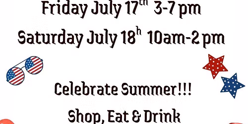 July Indoor Tomah Vendors Market (2 day event)