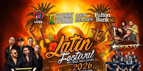(3rd) Annual 2026 LATIN FESTIVAL - ARTS, MUSIC, FOOD & CULTURE- York,PA