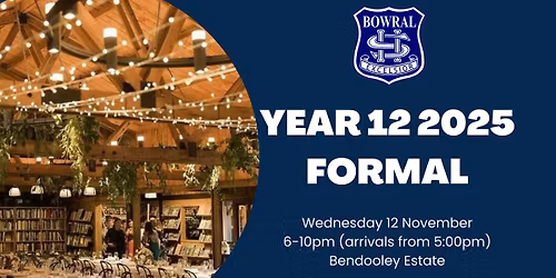 Year 12 2025 Formal