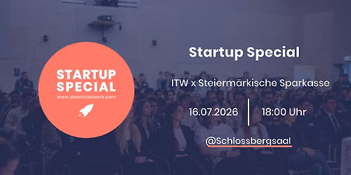 Startup Special @Sparkasse Schlossbergsaal