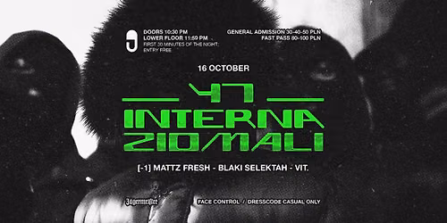 47 INTERNAZIOMALI **FREE ENTRY | Prozak 2.0 
