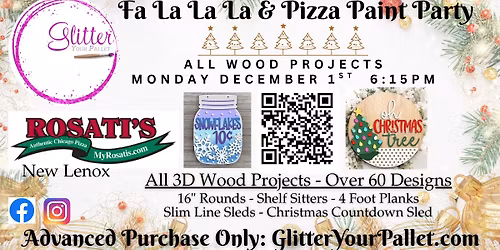 Wood Painting Party - Rosati\u2019s Pizza New Lenox - Public