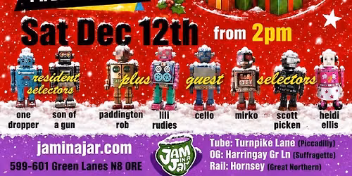 Yagga Yagga All Dayer Xmas Ball with resident and guest selectors  