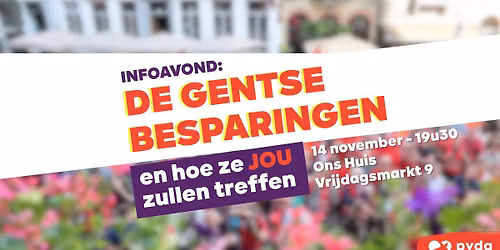 De Gentse besparingen en hoe ze JOU zullen treffen (Vrijdagsmarkt)