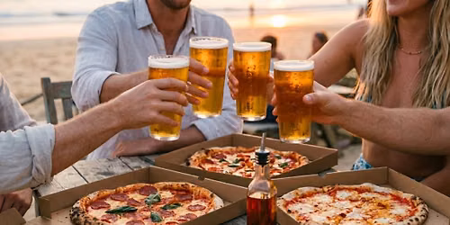 BEACHSIDE WITH PINTS AND PIZZA — Traders Hotel, Qaryat Al Beri, Abu Dhabi