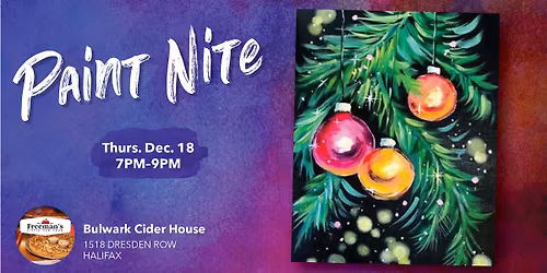 Paint Nite - Shine Bright Christmas