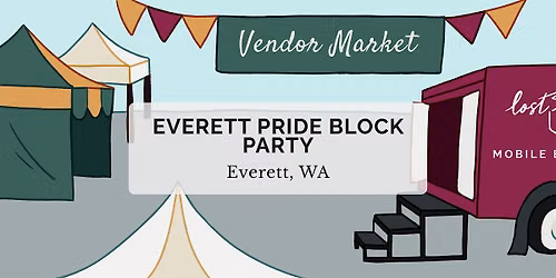 Bookstore Pop-up @ Everett Pride Block Party