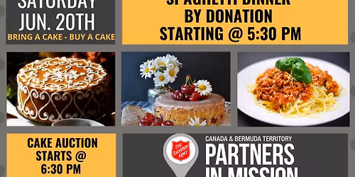Partners In Mission Dinner and Cake Auction