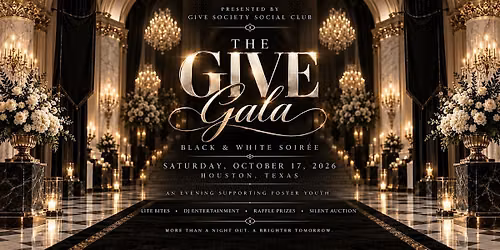 The Give Gala - Black & White Soriee