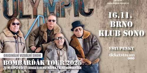 Olympic: Bombar\u010f\u00e1k Tour 2025 | Brno