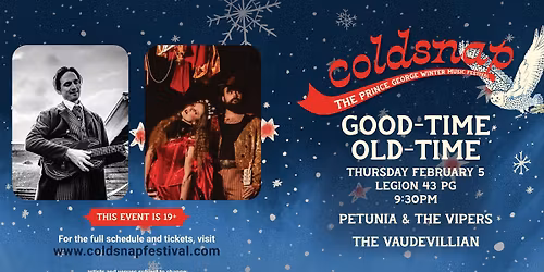 'Good-Time Old-Time' with Petunia & The Vipers and The Vaudevillian