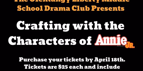 Crafting With the Characters of Annie Jr 