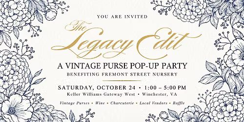 The Legacy Edit - Vintage Purse Pop Up Party