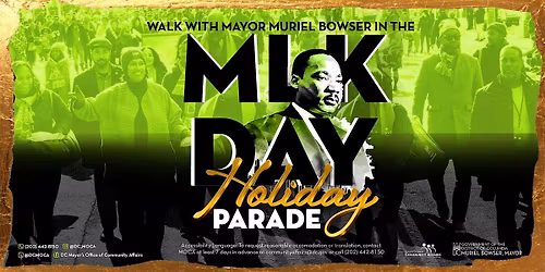 Walk with Mayor Muriel Bowser in the MLK Day Holiday Parade