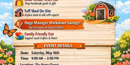 Community craft fair and sales event