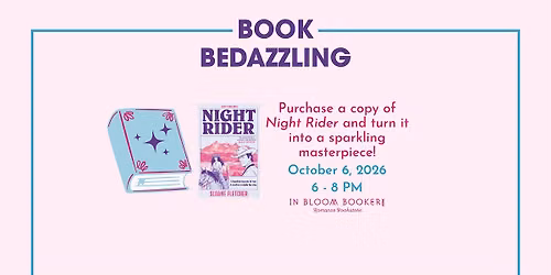 Book Bedazzling - featuring Night Rider
