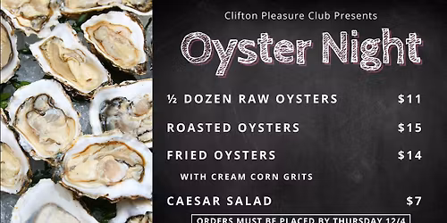 Oyster Night