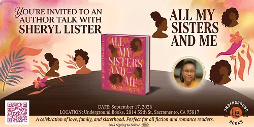  Sheryl Lister Author Talk and Book Signing- Sign Up for Exclusive  Giveaways\/  Exclusive Color & 