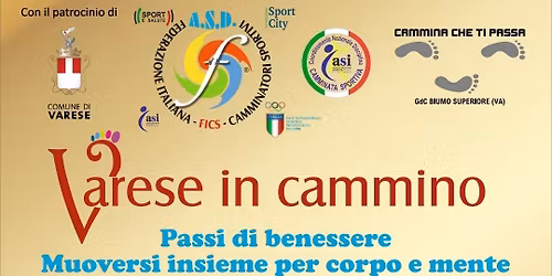 VARESE in Cammino "Passi di benessere.........."
