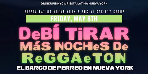 Fri, 5\/8: Reggaeton Yacht Party on The Hudson | NYC Cruise Party