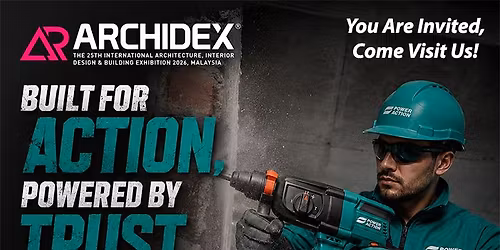 We\u2019re excited to invite you to visit POWER ACTION at ARCHIDEX 2026