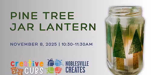 Creative Cubs - Pine Tree Jar Lantern