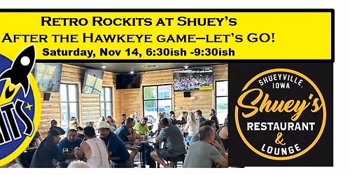 Retro Rockits keep the Party going at Shuey's