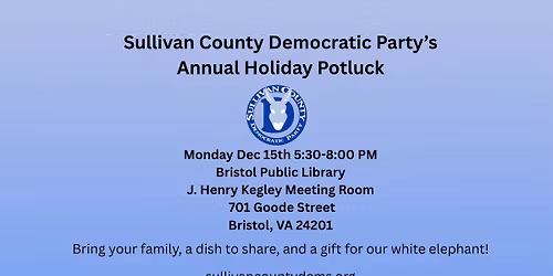 Annual Holiday Potluck