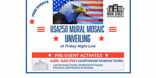 USA 250 Mural Mosaic Unveiling