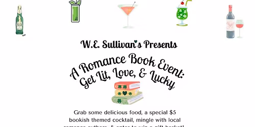 Get Lit, Love, & Lucky: A Romance Book Event @ Sullivan's