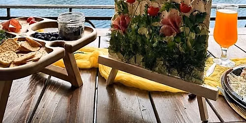 Edible canvas by the dock