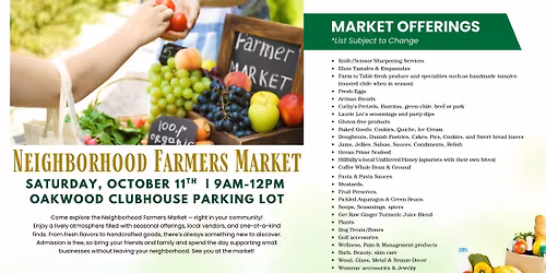 Neighborhood Farmers Market