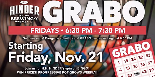 GRABO at H.H. HINDER Brewing Co.