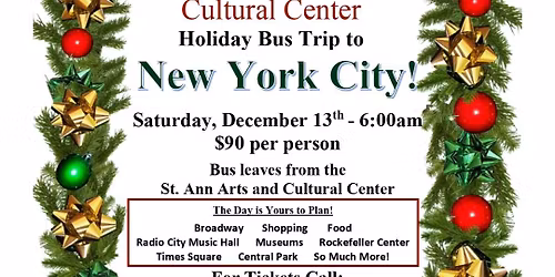 New York Holiday Bus Trip