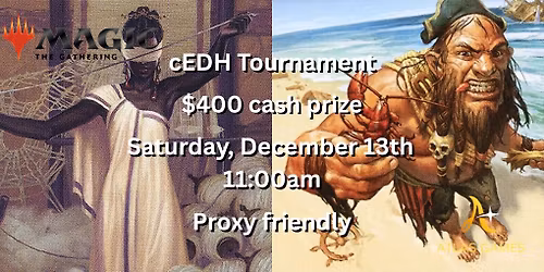 Atlas Games - December cEDH Tournament