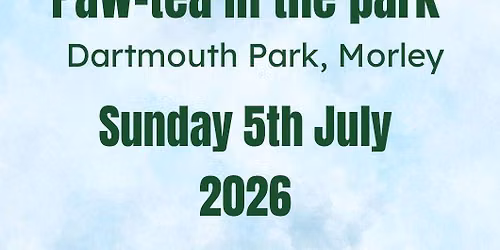 Join the team at Paw-Tea in the Park