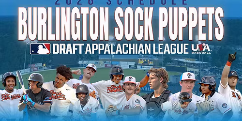 Burlington Sock Puppets at Greeneville Flyboys at Pioneer Park - Greeneville