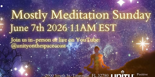 Mostly Meditation Sunday Service