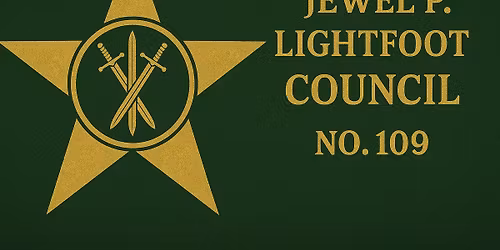 Jewel P. Lightfoot Council No. 109, Knight Masons