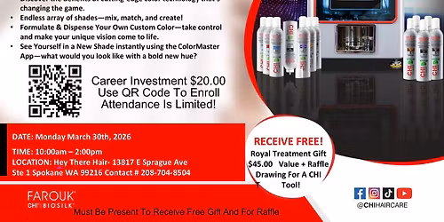 Stylist V.I.P Event w\/Chi Master Colorist Joshua Bernhard