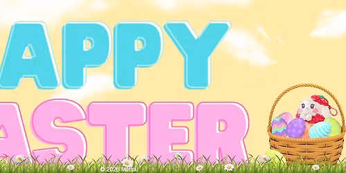 Easter Egg Handout at Mattel Toy Store