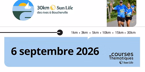 30 km Sun Life des rives à Boucherville 2026