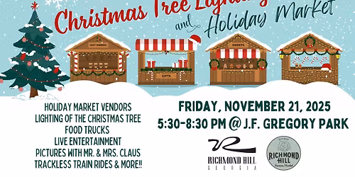 Tree Lighting & Holiday Market