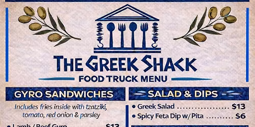Food Truck Friday- The Greek Shack @ 209 Medical