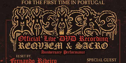 MASACRE - For the first time in Portugal - Official DVD Recording